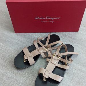 SALVATORRE FERRAGAMO FIAMMA S GLADIATOR SANDALS